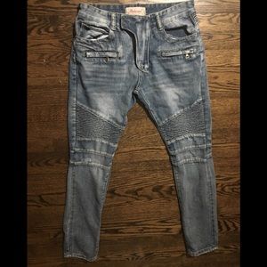 Biker jeans
